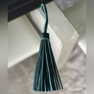 Forest Green Jumbo Tassel Portland Leather Goods